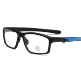 (12 PACK) Wholesale Sports Glasses New Arrival TR Sport Unisex Antiblue Light 2025 - BulkSunglassesWholesale.com - Matt Black Frame